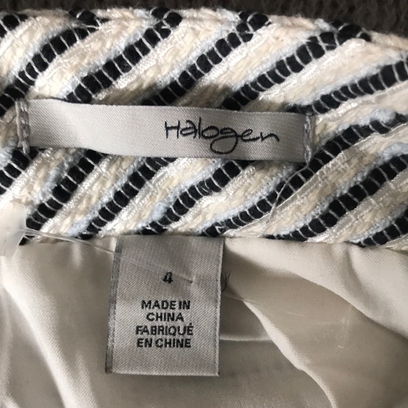 Midi skirt black with beige and a little silver. - Picture 4 of 5